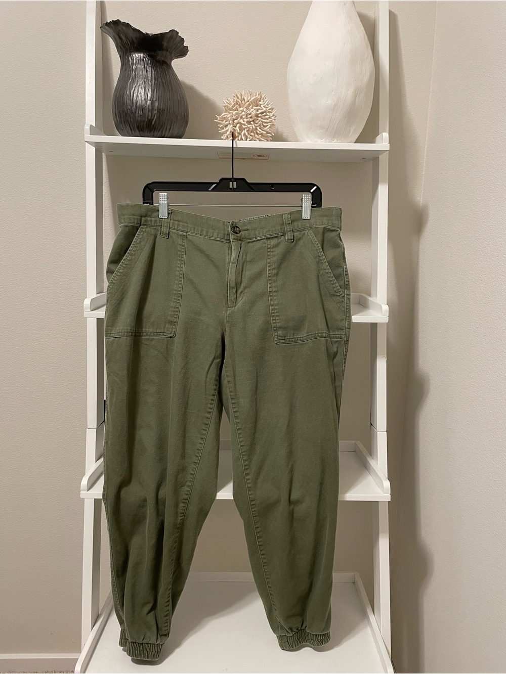 GAP Olive Green Cargo Jogger Pants